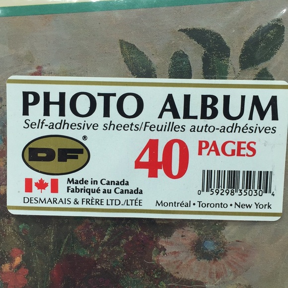 Vintage DF Photo Album Flowers Vase Self-Adhesive 40 Pages - Picture 2 of 9